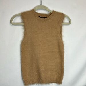 Vero Moda Poilu Tan sweater vest NWT size XS